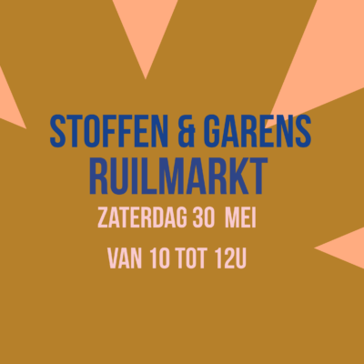 STOFFEN RUIL MARKT zaterdag