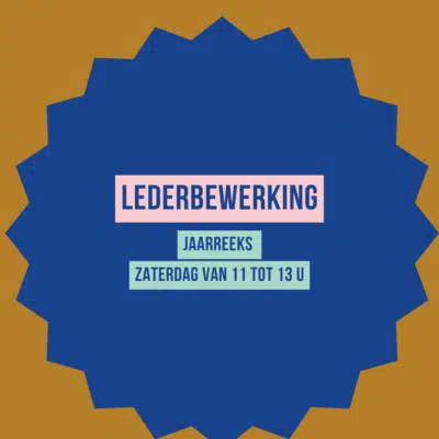 Jaarreeks Lederbewerking – Leer handtassen en accessoires maken