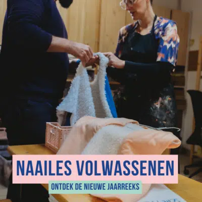 2026-2027 Naailes op eigen tempo  Dinsdag van 13 tot 15u