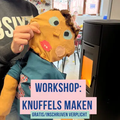 Workshop Knuffels maken  (volw+ kind) zondag 10-11u30