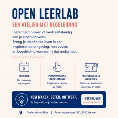 Open LEERlab-atelier met begeleiding – woensdag 9-13u